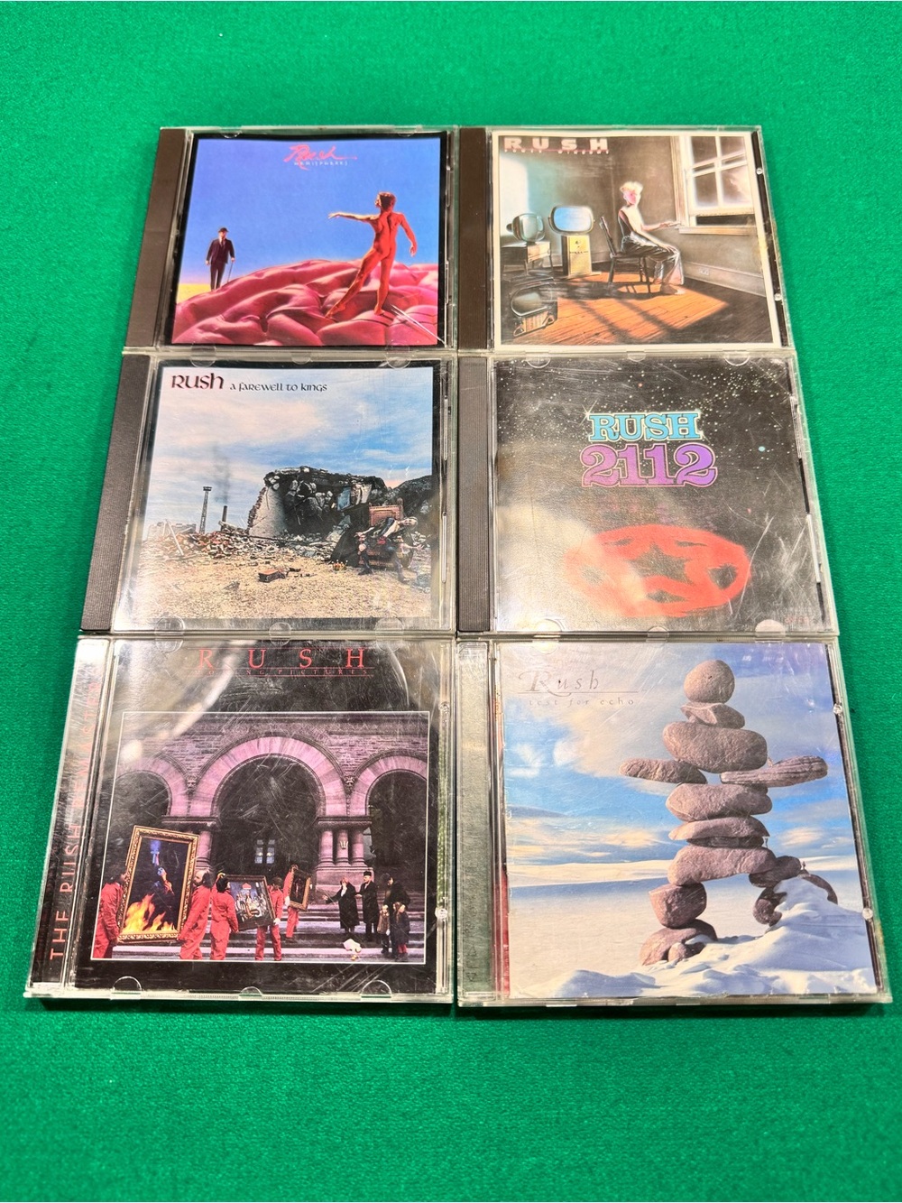 RUSH CDS Assorted LOT Bundle X 6 “Get before the 50 something tour!” OG pressing